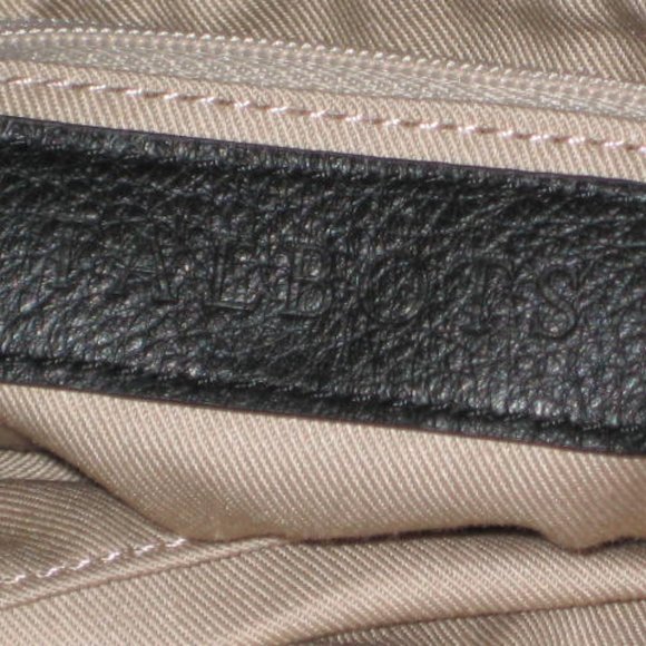 Talbots Black Burgundy Leather Wristlet Wallet Excellent Condition - Picture 7 of 12